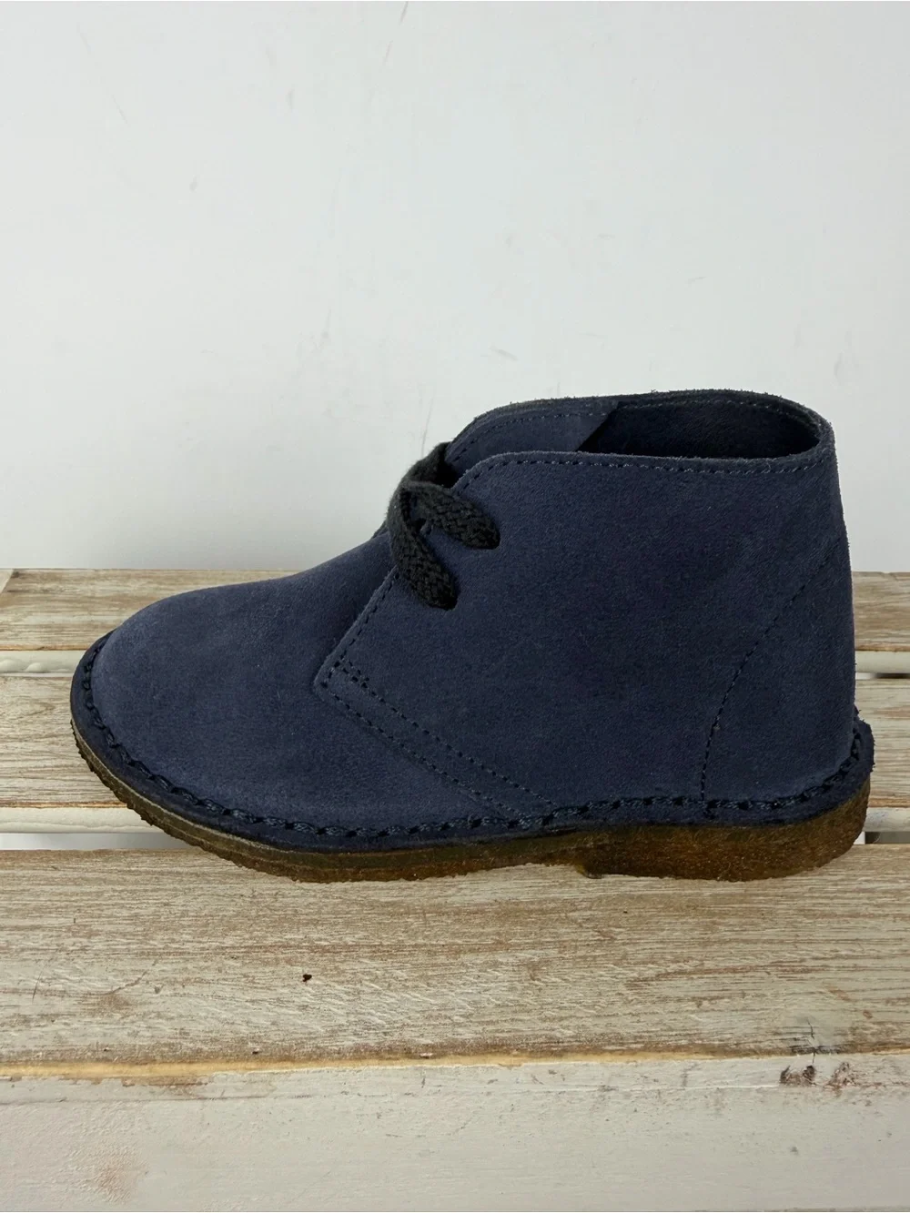 Crewcuts MacAlister boots classic chukka silhouette Kids size K8 Made in Italy